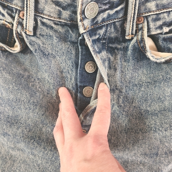 EUC GRLFRND Mica High-Rise Button Fly Jeans in Great Expectations, Size 27 - Picture 5 of 14